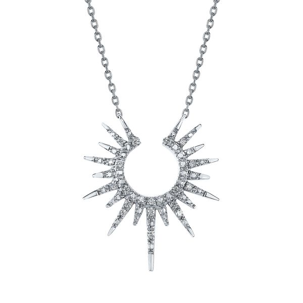 Sterling Silver Diamond Pendant Becky Beck's Jewelry DeKalb, IL