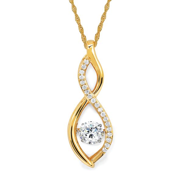 14k Yellow Gold Diamond Pendant Graham Jewelers Wayzata, MN