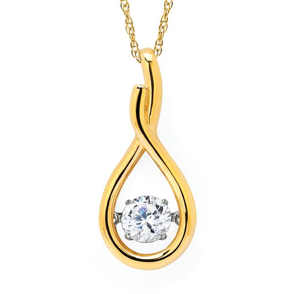14k Yellow Gold Diamond Pendant Bell Jewelers Murfreesboro, TN