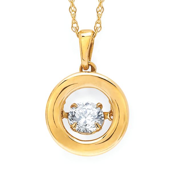 14k Yellow Gold Diamond Pendant Jim's Jewelers Tyler, TX