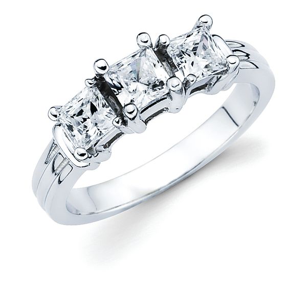14k White Gold Anniversary Band Jimmy Smith Jewelers Decatur, AL
