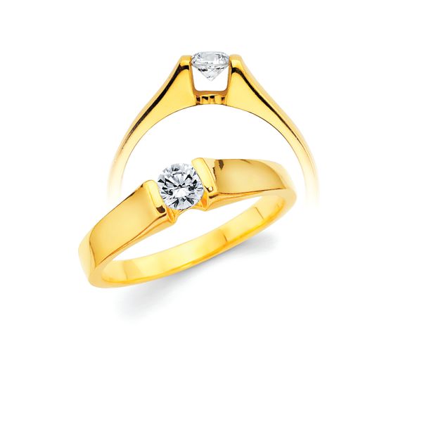 14k Yellow Gold Bridal Set Avitabile Fine Jewelers Hanover, MA