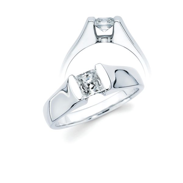 14k White Gold Engagement Ring Jones Jeweler Celina, OH