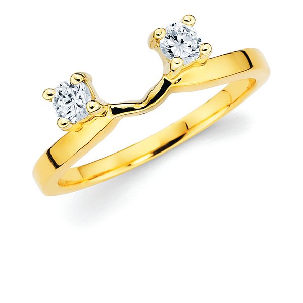 14k Yellow & White Gold Diamond Wedding Band J. Anthony Jewelers Neenah, WI