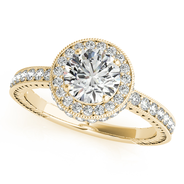 Ella Halo Engagement Ring for 1.25 ct Oval | Shane Co.
