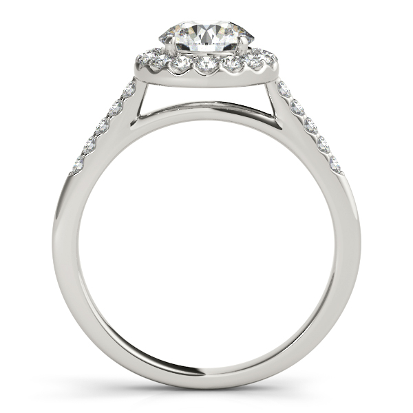 Overnight Platinum Engagement Ring 50843-E-3-4-PL