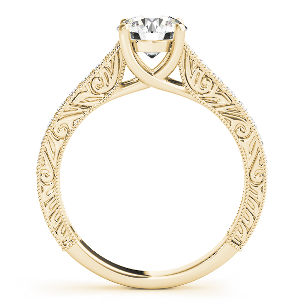 18K Yellow Gold Trellis Engagement Ring 50648-E-11-2-18KY, Delfine's  Jewelry