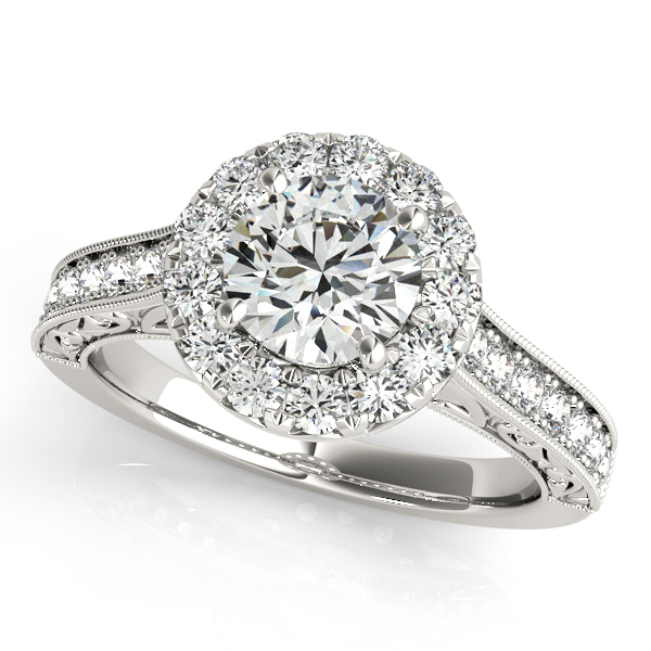 Diamond Engagement Ring in 14K Yellow Gold