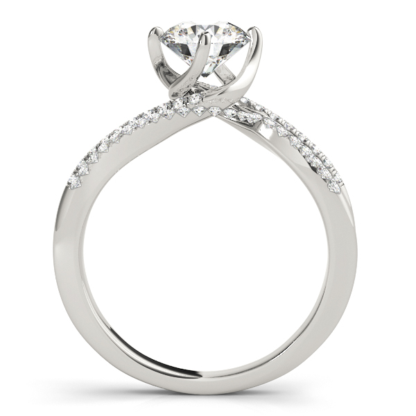 14K White Gold Engagement Ring Image 2 Grono and Christie Jewelers East Milton, MA