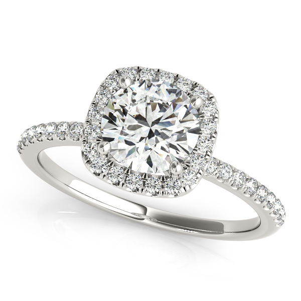 Custom Marquise Diamond Halo Engagement Ring #101998 - Seattle Bellevue |  Joseph Jewelry