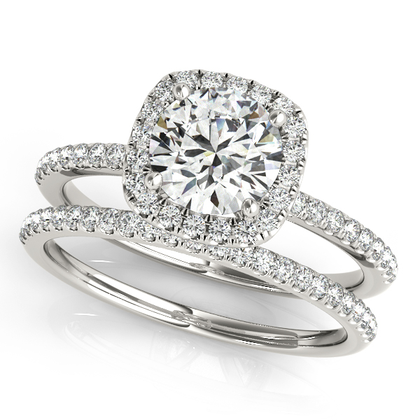 Overnight 10K White Gold Single Row Prong Engagement Ring | W.P. Shelton  Jewelers | Ocean Springs, MS