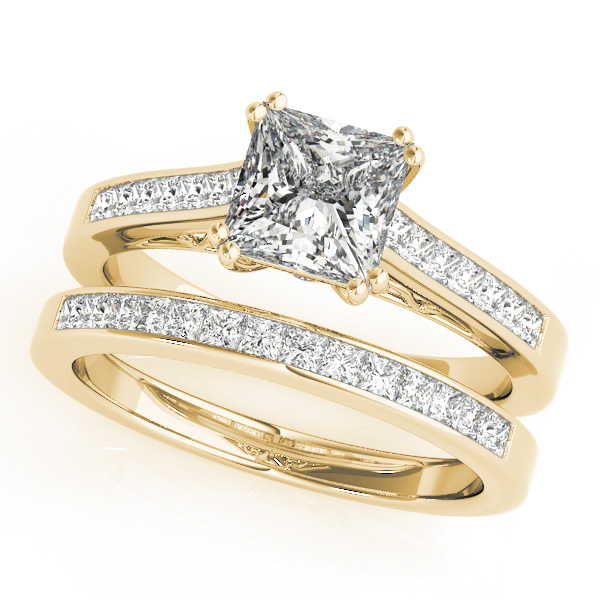 18K Yellow Gold Engagement Ring Image 3 Hingham Jewelers Hingham, MA