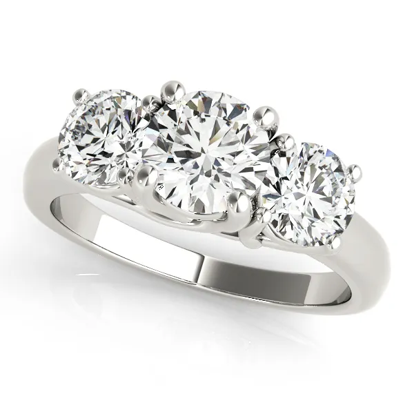 Three diamond stone rings Clearance