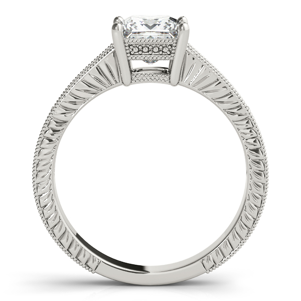 18K White Gold Antique Engagement Ring Image 2 Holliday Jewelry Klamath Falls, OR