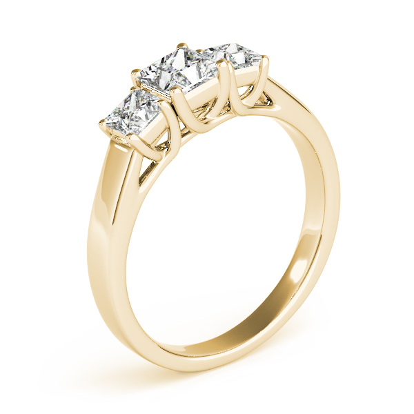 Men's Diamond 3-Stone Past, Present, Future Signet Ring, 14k Yellow Go –  The Men's Jewelry Store