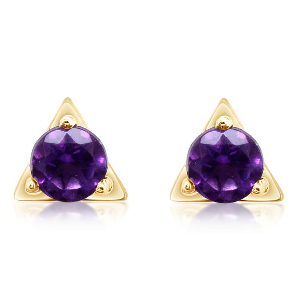 Rose Gold Amethyst Earrings Conti Jewelers Endwell, NY