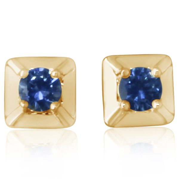 Yellow Gold Sapphire Earrings Daniel Jewelers Brewster, NY