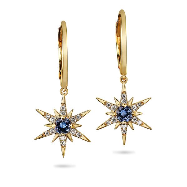 Yellow Gold Sapphire Earrings Priddy Jewelers Elizabethtown, KY
