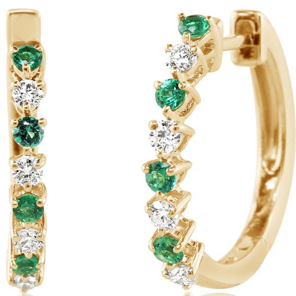 Yellow Gold Emerald Earrings Priddy Jewelers Elizabethtown, KY