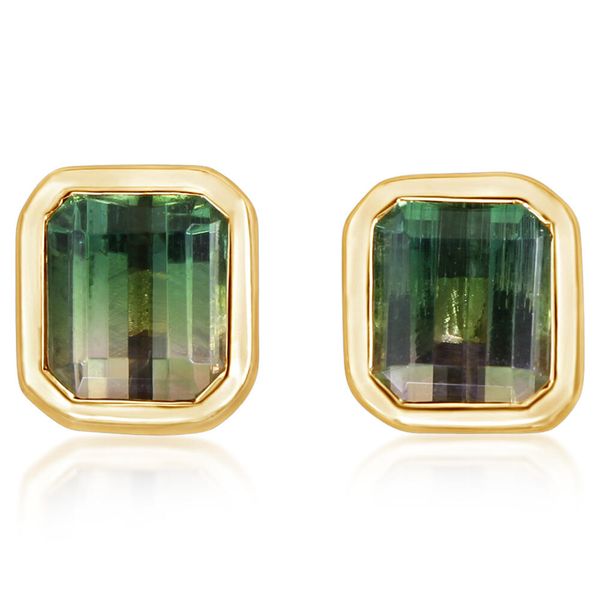 Yellow Gold Tourmaline Earrings Ask Design Jewelers Olean, NY