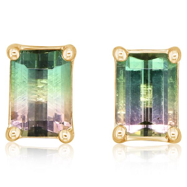 Yellow Gold Tourmaline Earrings Whalen Jewelers Inverness, FL