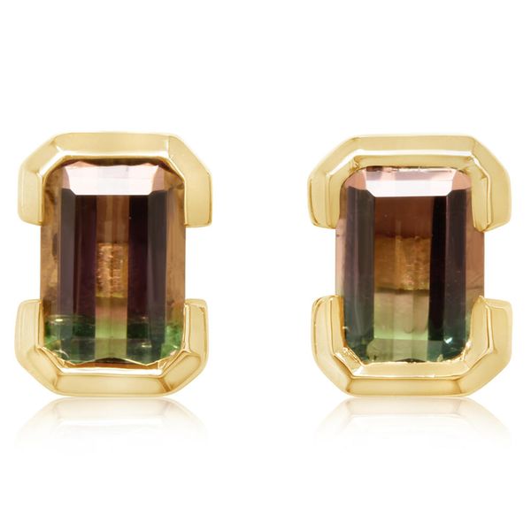 Yellow Gold Tourmaline Earrings Cravens & Lewis Jewelers Georgetown, KY
