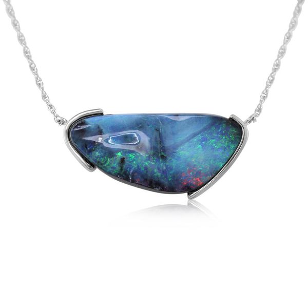 Sterling Silver Boulder Opal Necklace Jones Jeweler Celina, OH