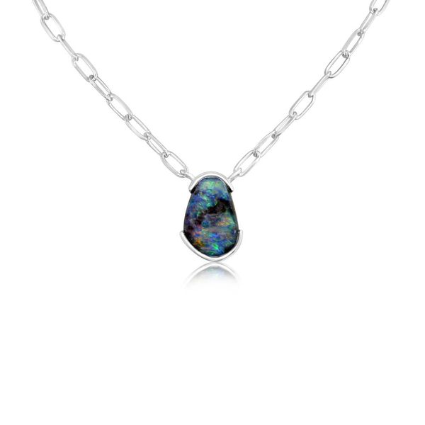 Sterling Silver Boulder Opal Necklace Blue Marlin Jewelry, Inc. Islamorada, FL
