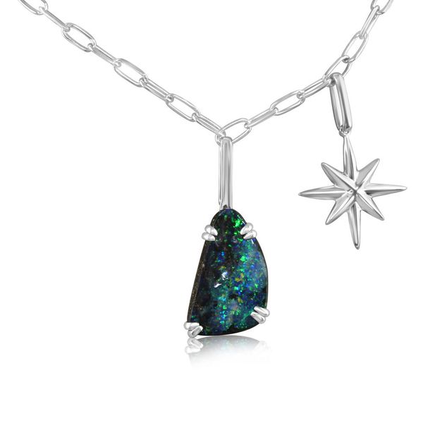 Sterling Silver Boulder Opal Necklace Jewel Smiths Oklahoma City, OK