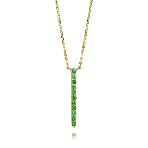 Yellow Gold Emerald Necklace Daniel Jewelers Brewster, NY