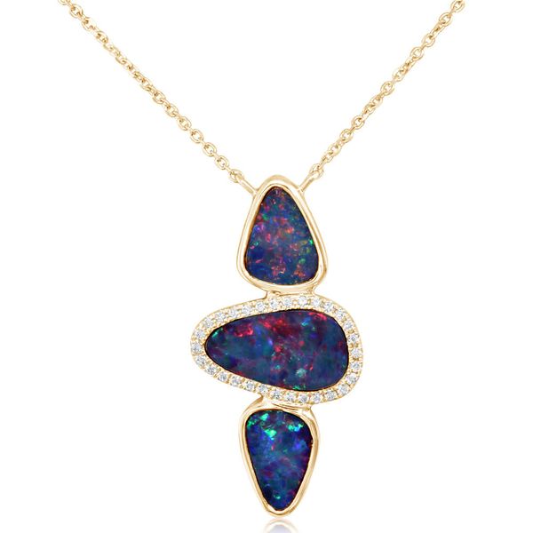 Sterling Silver Boulder Opal Pendant Conti Jewelers Endwell, NY