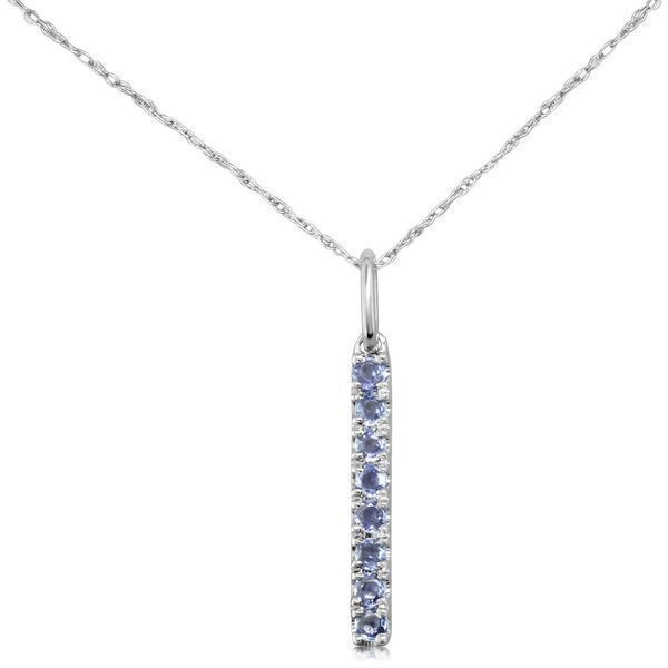 White Gold Yogo Sapphire Pendant Smith Jewelers Franklin, VA