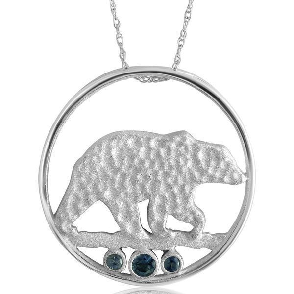 Sterling Silver Sapphire Pendant Conti Jewelers Endwell, NY