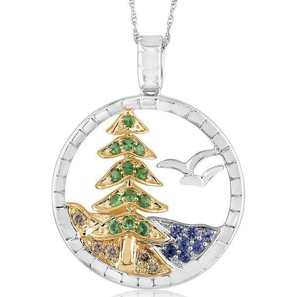 Mixed Sapphire Pendant Cravens & Lewis Jewelers Georgetown, KY