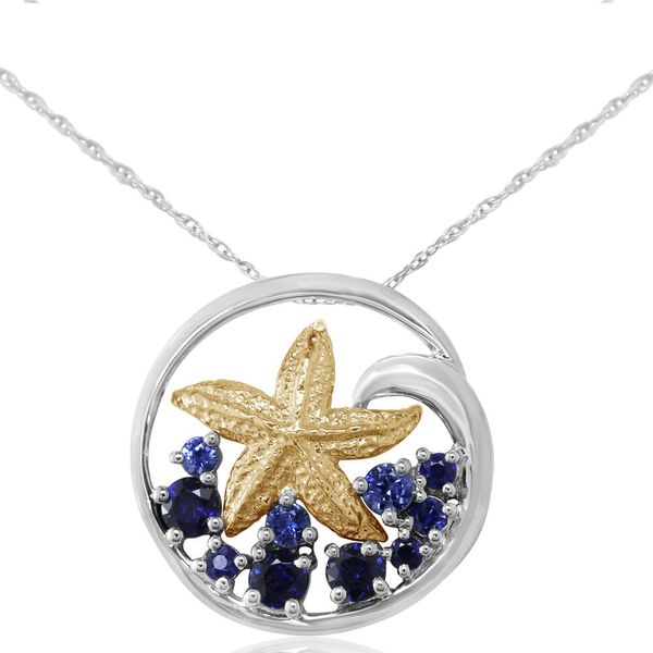Mixed Sapphire Pendant Ken Walker Jewelers Gig Harbor, WA
