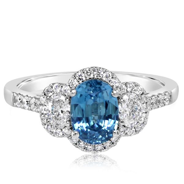 White Gold Zircon Ring Blue Marlin Jewelry, Inc. Islamorada, FL