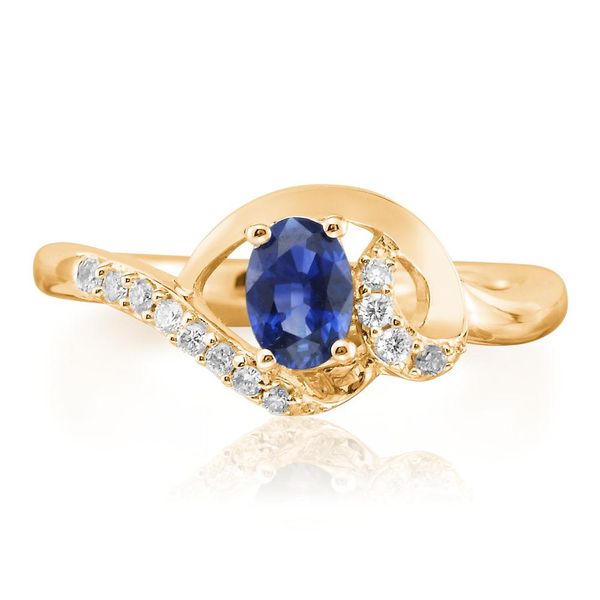 Yellow Gold Sapphire Ring Banks Jewelers Burnsville, NC