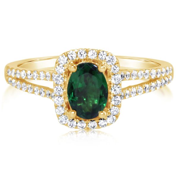 Yellow Gold Tsavorite Ring Jones Jeweler Celina, OH