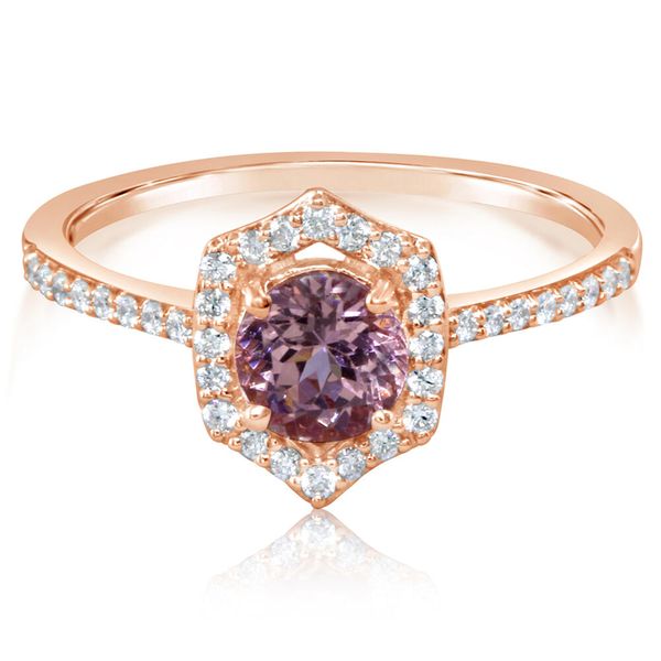 Rose Gold Lotus Garnet Ring Jones Jeweler Celina, OH