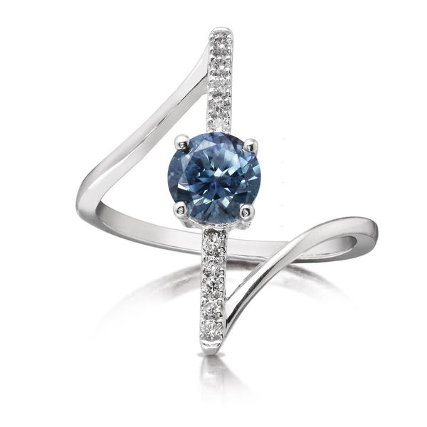 White Gold Sapphire Ring Ask Design Jewelers Olean, NY