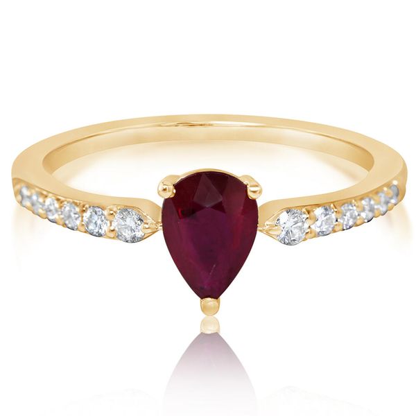 Yellow Gold Ruby Ring Jones Jeweler Celina, OH
