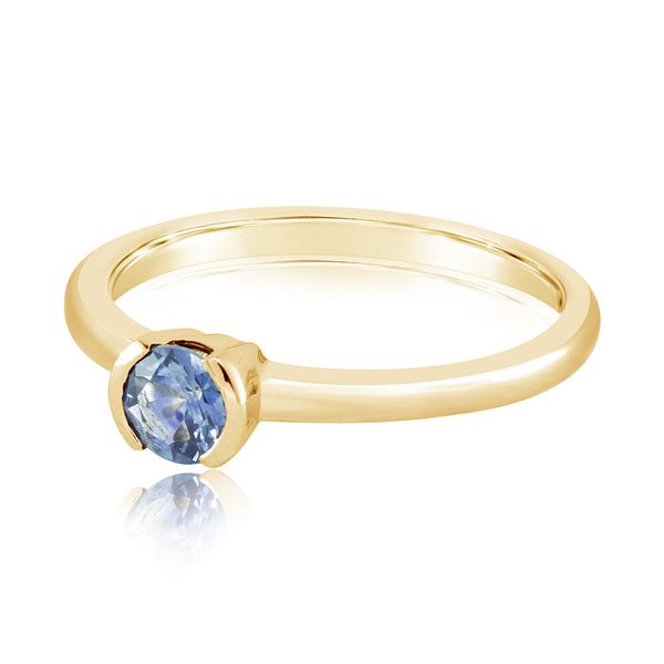 Yellow Gold Sapphire Ring H. Brandt Jewelers Natick, MA