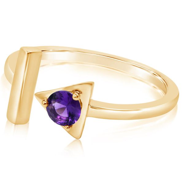 Yellow Gold Amethyst Ring Towne & Country Jewelers Westborough, MA