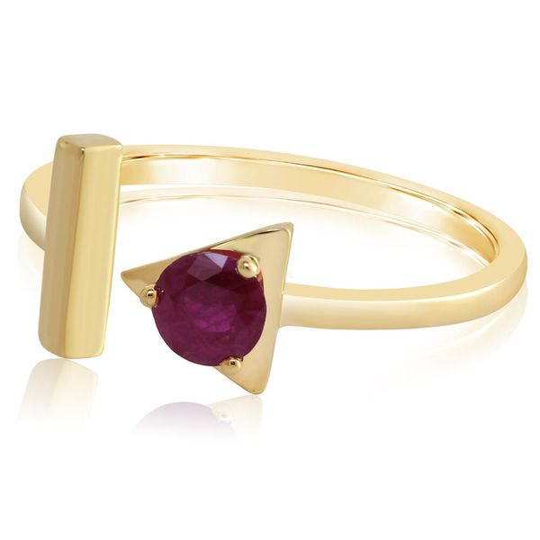 Yellow Gold Ruby Ring Banks Jewelers Burnsville, NC