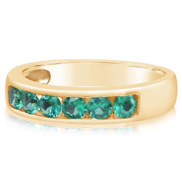 Yellow Gold Emerald Ring Jewel Smiths Oklahoma City, OK