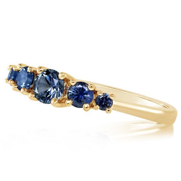 Yellow Gold Sapphire Ring Mitchell's Jewelry Norman, OK