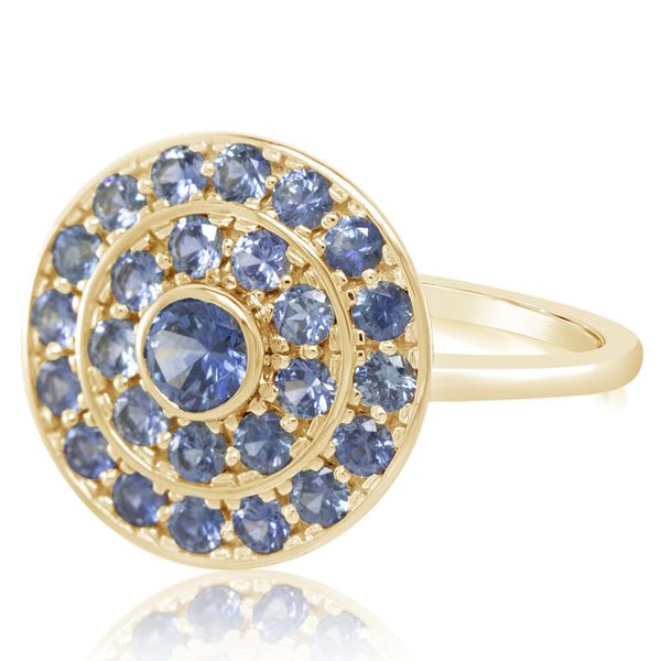 Yellow Gold Sapphire Ring Molinelli's Jewelers Pocatello, ID