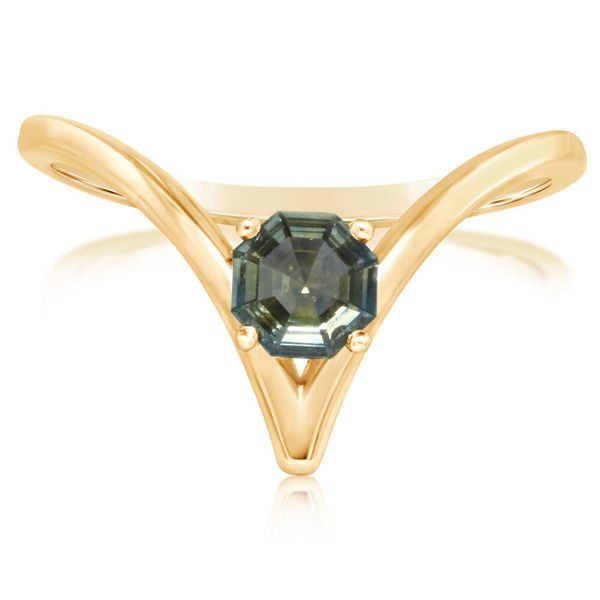 Yellow Gold Sapphire Ring Hogan's Jewelers Gaylord, MI