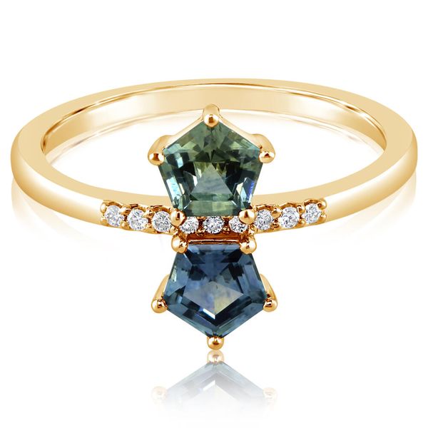Yellow Gold Sapphire Ring Jerald Jewelers Latrobe, PA