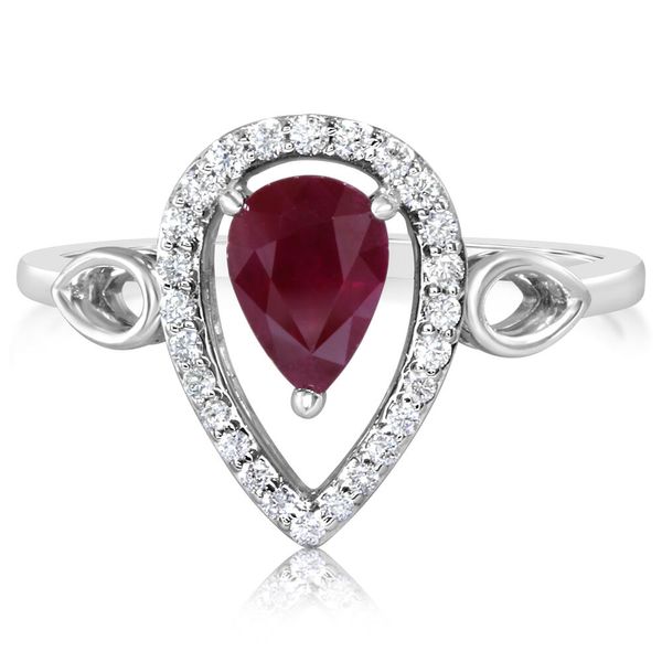 White Gold Ruby Ring Jones Jeweler Celina, OH